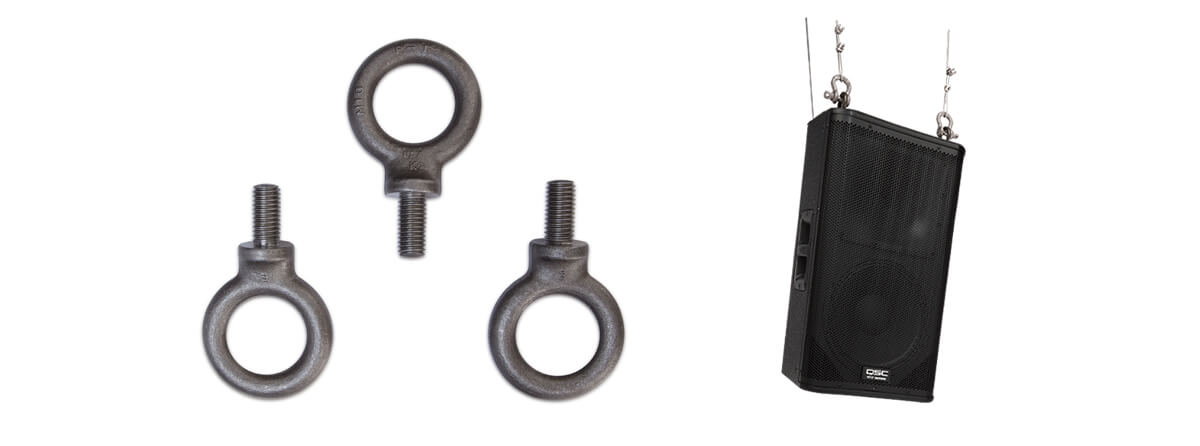 Qsc m10 kit-W, kit de cáncamos para orientación vertical